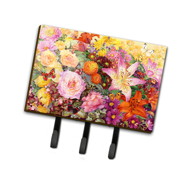 Bless international Chowchilla Autumn Floral by Anne Searle Wall Key